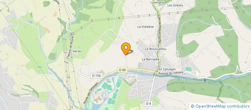 localisation de l'entreprise ALH  CASTRES