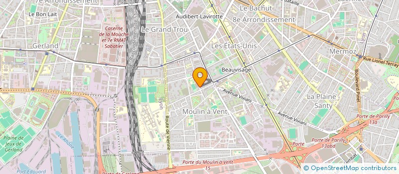 localisation de l'entreprise ALH AMBULANCES  VENISSIEUX