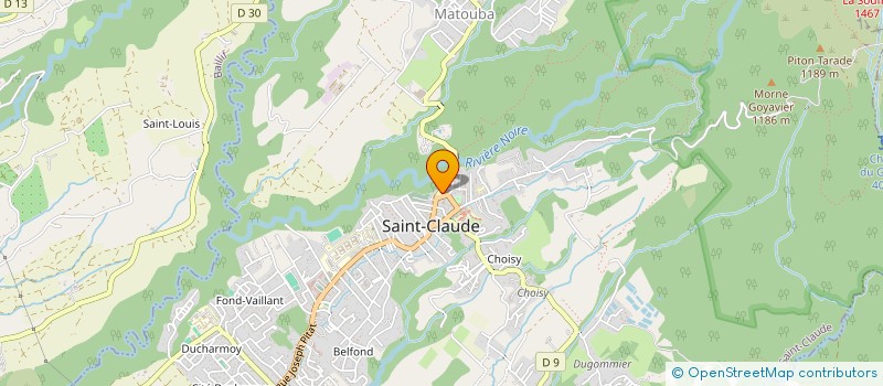 localisation de l'entreprise ALH AQUITAINE à SAINT-CLAUDE