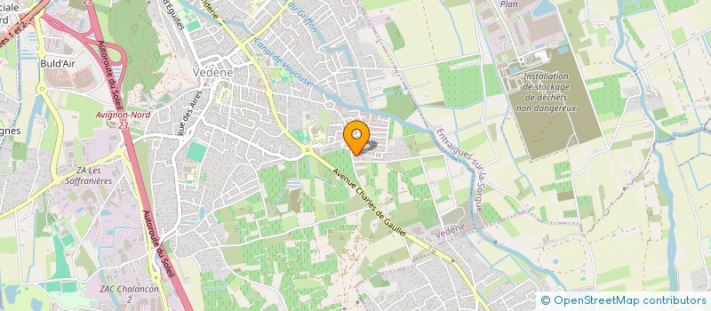 localisation de l'entreprise ALH ASSOCIES  MORIERES-LES-AVIGNON