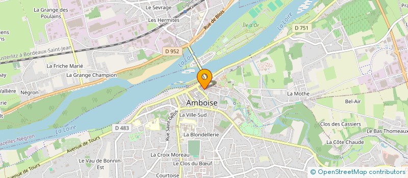 localisation de l'entreprise ALH DISTRIBUTION à AMBOISE