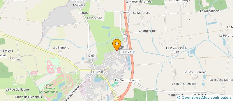 localisation de l'entreprise ALH EXPERIENCES  LOHEAC