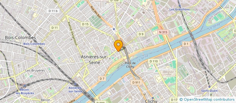 localisation de l'entreprise ALHADIA à ASNIERES-SUR-SEINE