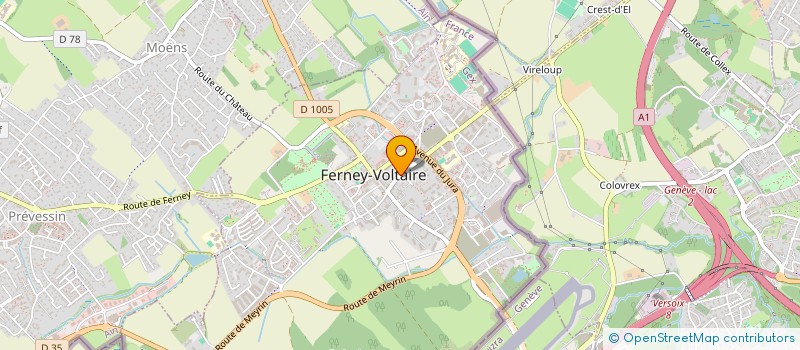 localisation de l'entreprise ALHAIRAT à FERNEY-VOLTAIRE
