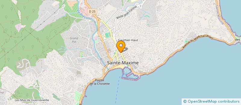 localisation de l'entreprise ALHAMA-FOULLIER à SAINTE-MAXIME