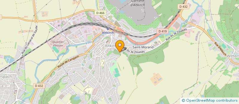 localisation de l'entreprise ALHAMBRA  ALTKIRCH