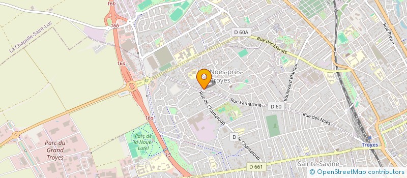 localisation de l'entreprise ALHAMBRA EDITIONS  LES NOES-PRES-TROYES