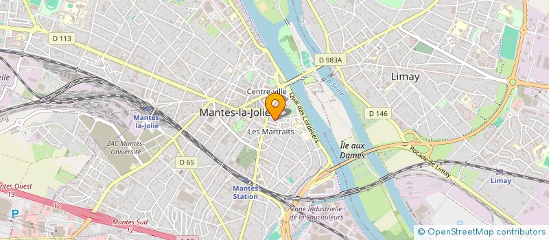 localisation de l'entreprise ALHEGAMA 2  MANTES-LA-JOLIE