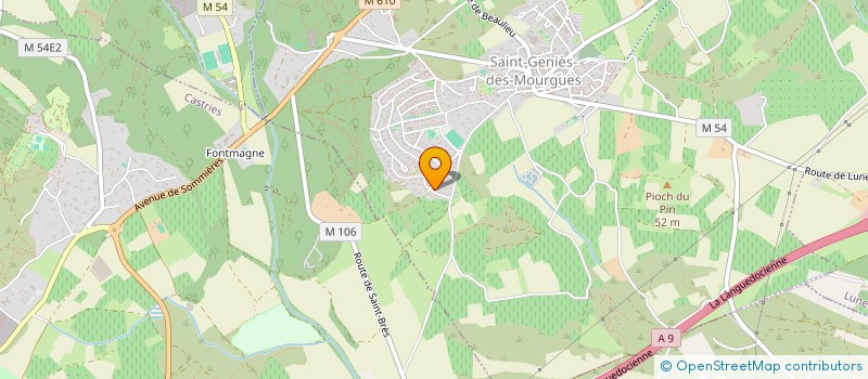 localisation de l'entreprise ALHENA  SAINT-GENIES-DES-MOURGUES