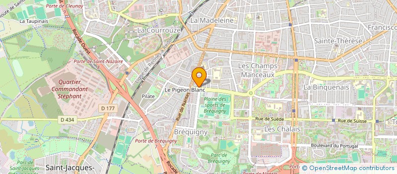 localisation de l'entreprise ALHENA  RENNES