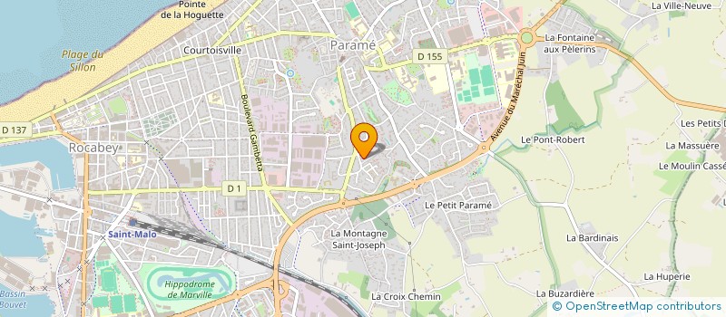 localisation de l'entreprise ALHENA  SAINT-MALO