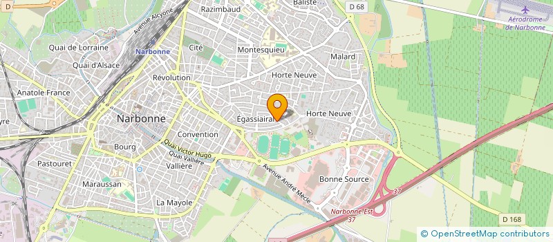 localisation de l'entreprise ALHENA  NARBONNE