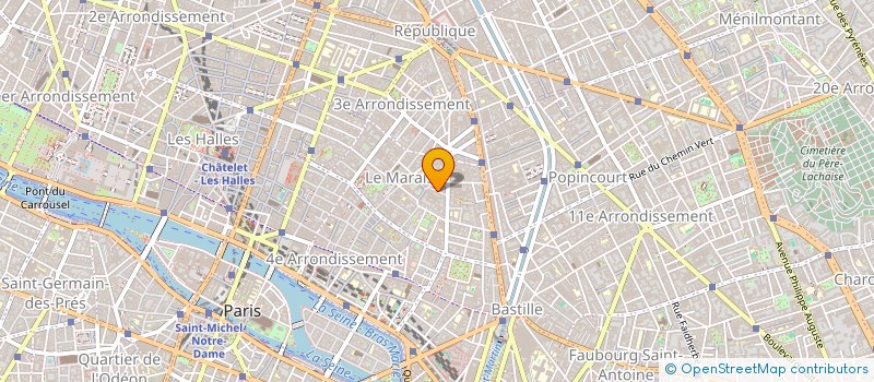 localisation de l'entreprise ALHENA FILMS SA à PARIS