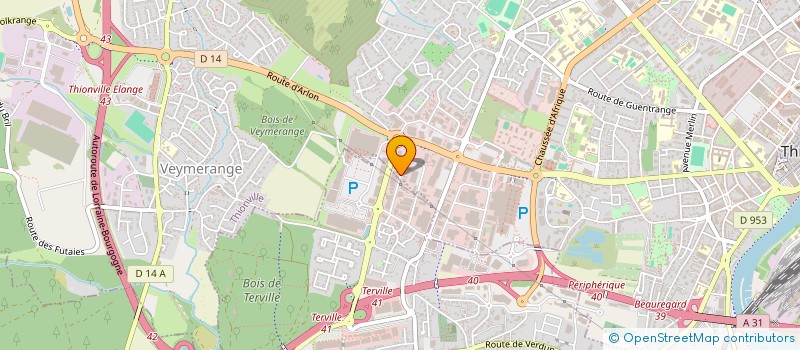 localisation de l'entreprise ALHEO à THIONVILLE
