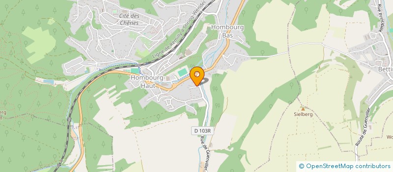 localisation de l'entreprise ALHEO  HOMBOURG-HAUT