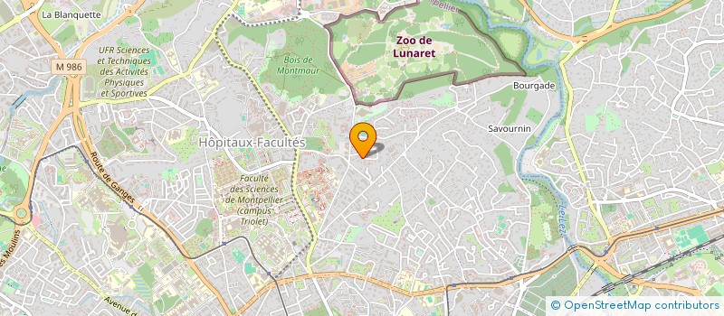 localisation de l'entreprise ALHER à MONTPELLIER