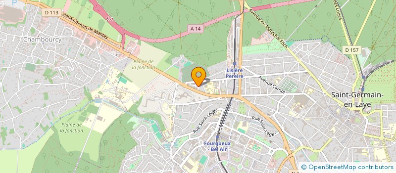 localisation de l'entreprise ALHESTIA  SAINT-GERMAIN-EN-LAYE