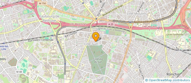 localisation de l'entreprise ALHEVI 2 à MARCQ-EN-BARŒUL