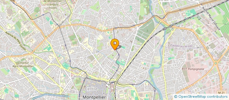localisation de l'entreprise ALHIANE à MONTPELLIER