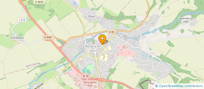 localisation de l'entreprise ALHITI  MAGNY-EN-VEXIN