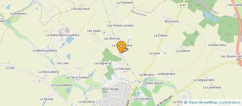 localisation de l'entreprise ALHMY à SEVREMOINE