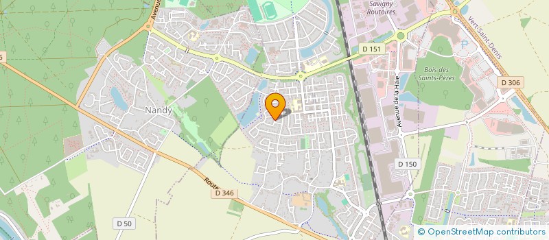 localisation de l'entreprise ALHO TAXI  SAVIGNY-LE-TEMPLE