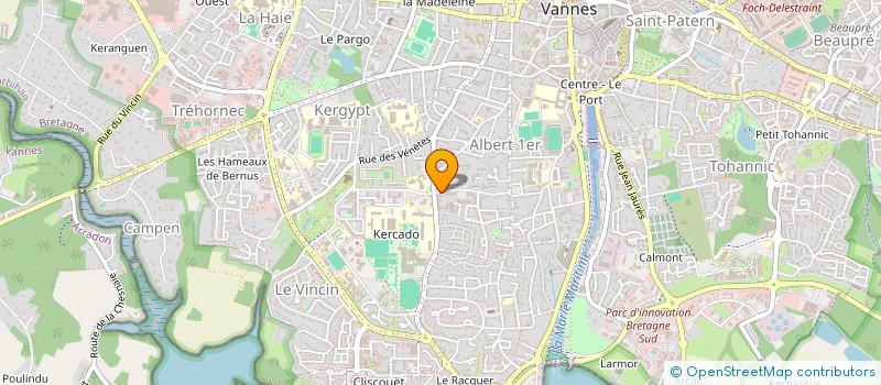 localisation de l'entreprise ALHOMSI à VANNES