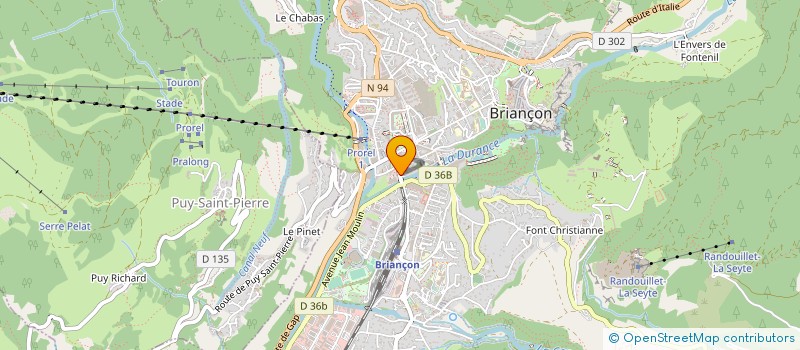localisation de l'entreprise ALHOTEL à BRIANCON