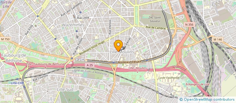 localisation de l'entreprise ALHOUCEIMA SARL à LILLE