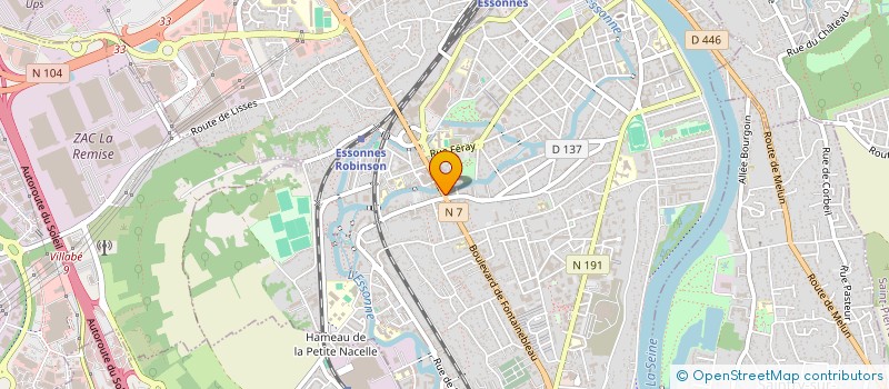 localisation de l'entreprise ALHOUDAH à CORBEIL-ESSONNES