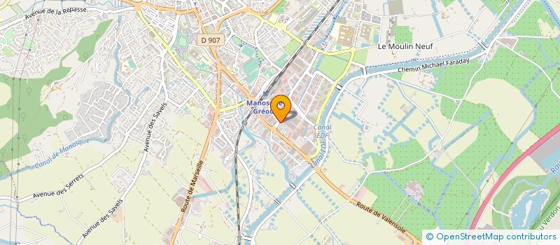 localisation de l'entreprise ALHPBURO à MANOSQUE