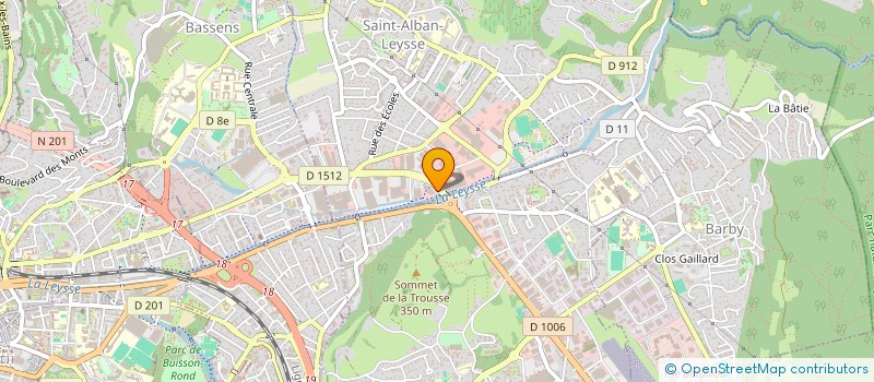 localisation de l'entreprise ALHPE CONCEPTS à SAINT-ALBAN-LEYSSE