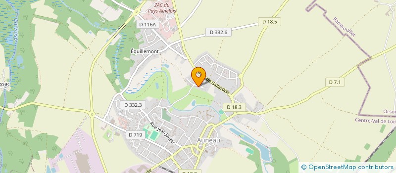 localisation de l'entreprise ALHUMA CONSULTING à AUNEAU-BLEURY-SAINT-SYMPHORIEN