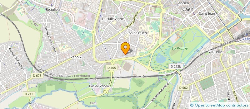 localisation de l'entreprise ALHUR à CAEN