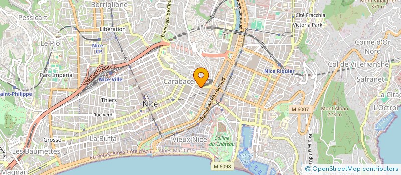 localisation de l'entreprise ALHURA  NICE