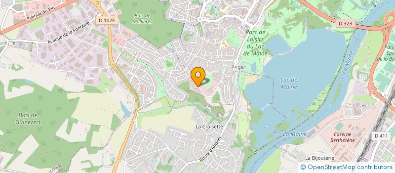 localisation de l'entreprise ALHYANGE à ANGERS
