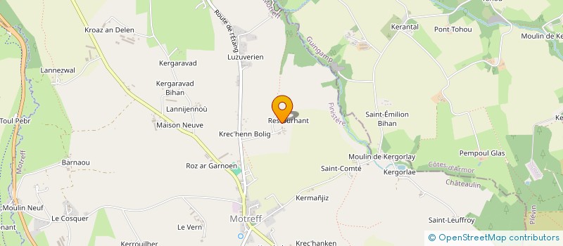 localisation de l'entreprise ALHYQAL à MOTREFF