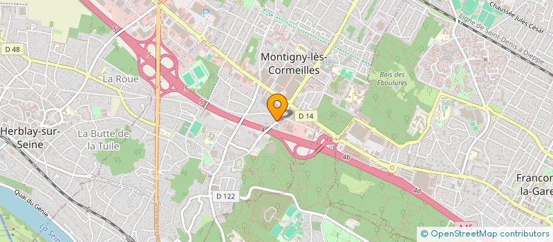 localisation de l'entreprise ALI  MONTIGNY-LES-CORMEILLES