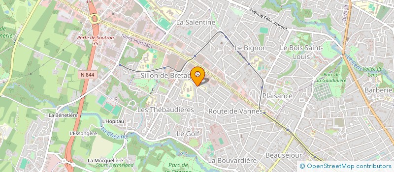 localisation de l'entreprise ALI  SAINT-HERBLAIN