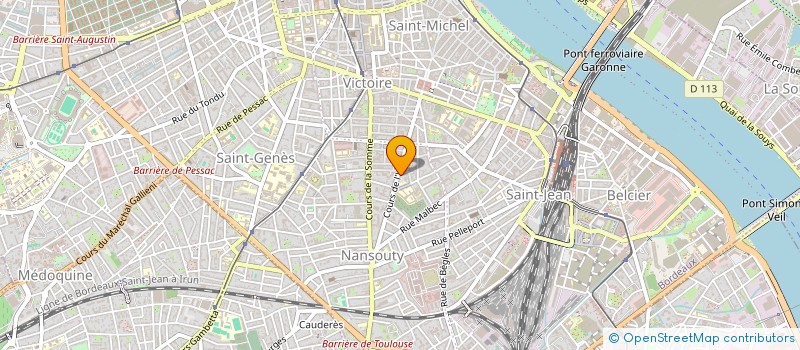 localisation de l'entreprise ALI  BORDEAUX