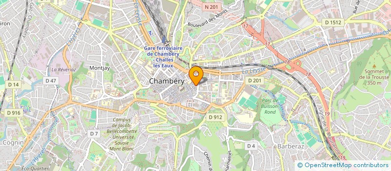 localisation de l'entreprise ALI AKSU  CHAMBERY