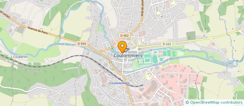 localisation de l'entreprise ALI BABA à COULOMMIERS