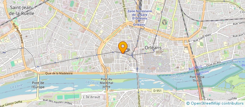 localisation de l'entreprise ALI BABA à ORLEANS