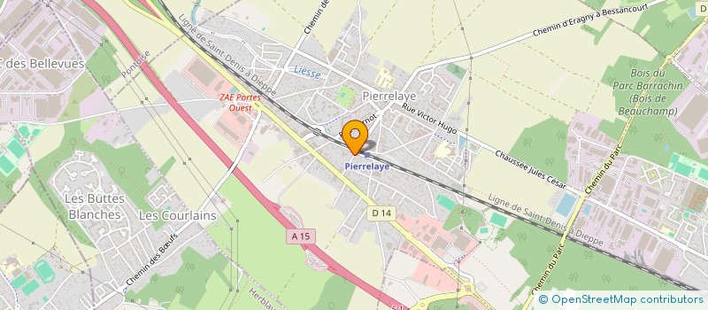 localisation de l'entreprise ALI BABA  PIERRELAYE