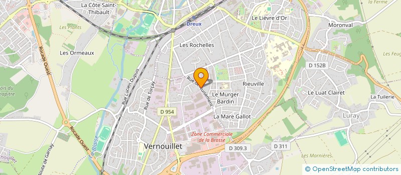 localisation de l'entreprise ALI BABA à VERNOUILLET