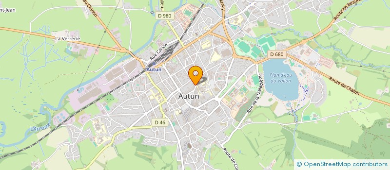 localisation de l'entreprise ALI BABA à AUTUN