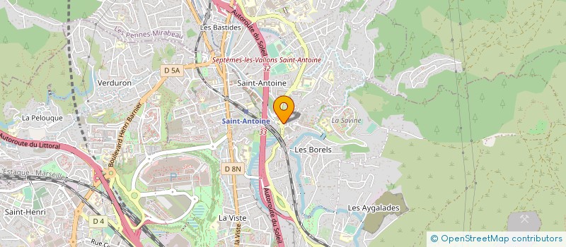 localisation de l'entreprise ALI BABA à MARSEILLE 15