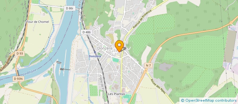 localisation de l'entreprise ALI BABA à MONTELIMAR