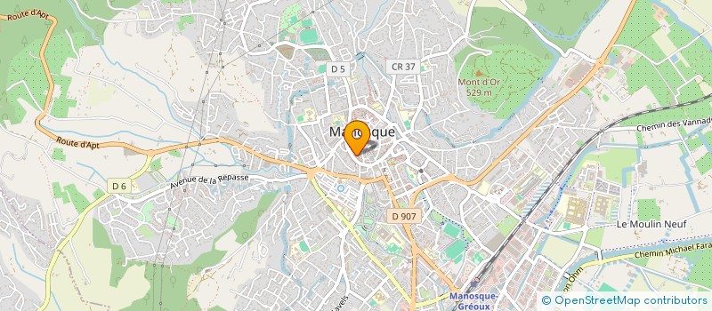 localisation de l'entreprise ALI BABA  MANOSQUE