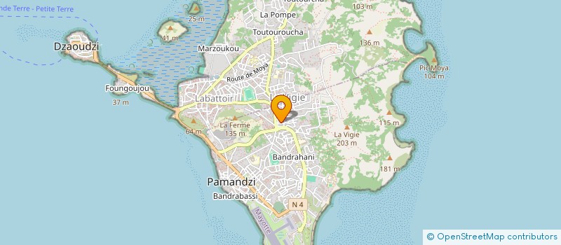 localisation de l'entreprise ALI BACO PRESTIGE à PAMANDZI
